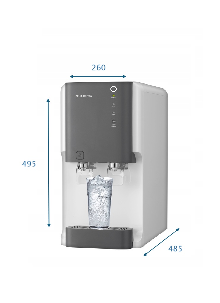 Dystrybutor wody Rhuens WHP-2010s z wodą gazowaną - obrazek 2