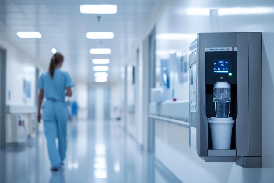 Woda w placówkach medycznych – jak dystrybutory mogą pomóc pacjentom i personelowi?