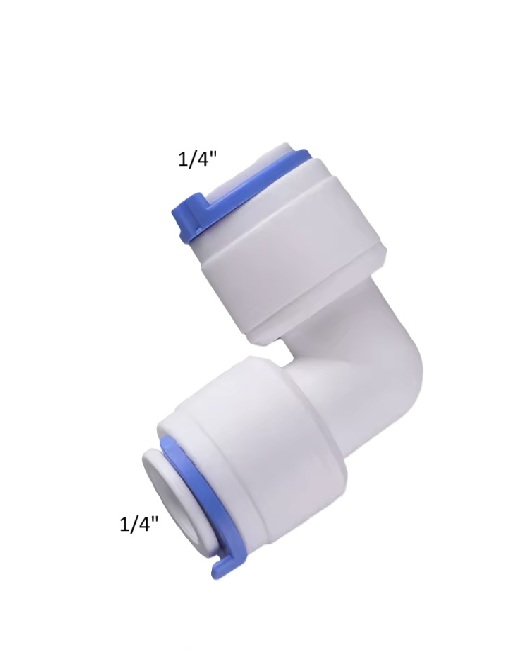 Kolanko 1/4" 2 x na przewód 1/4"