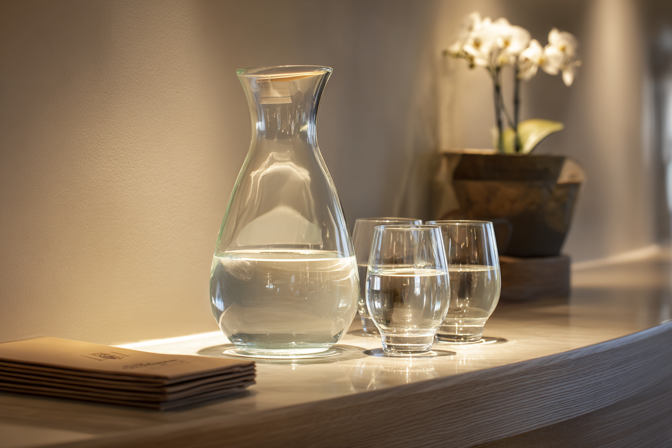 Water as a premium service element – how to raise the standard of a hotel, salon or office?