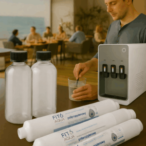 Zestaw filtrów i środków do czyszczenia dystrybutora